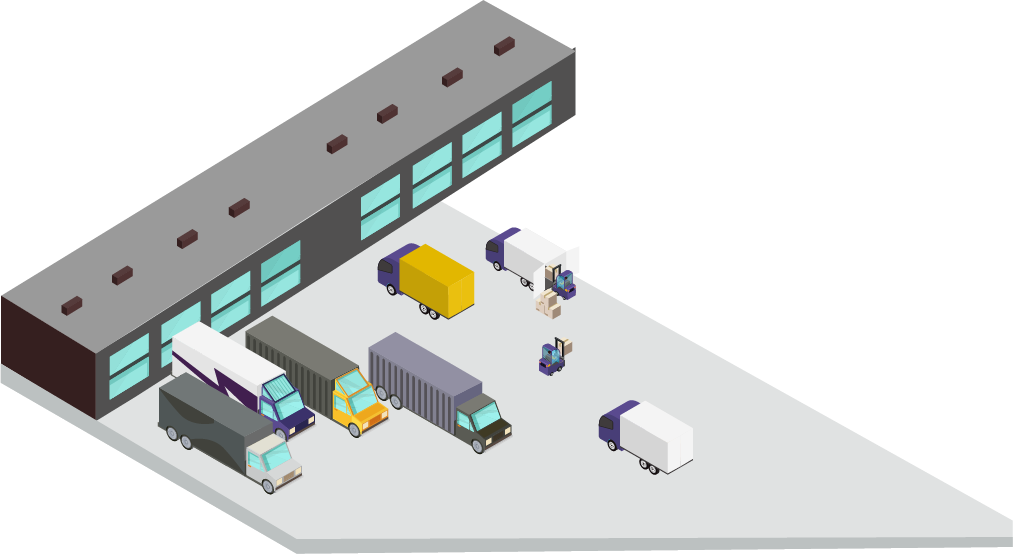 Full truckload cross docking